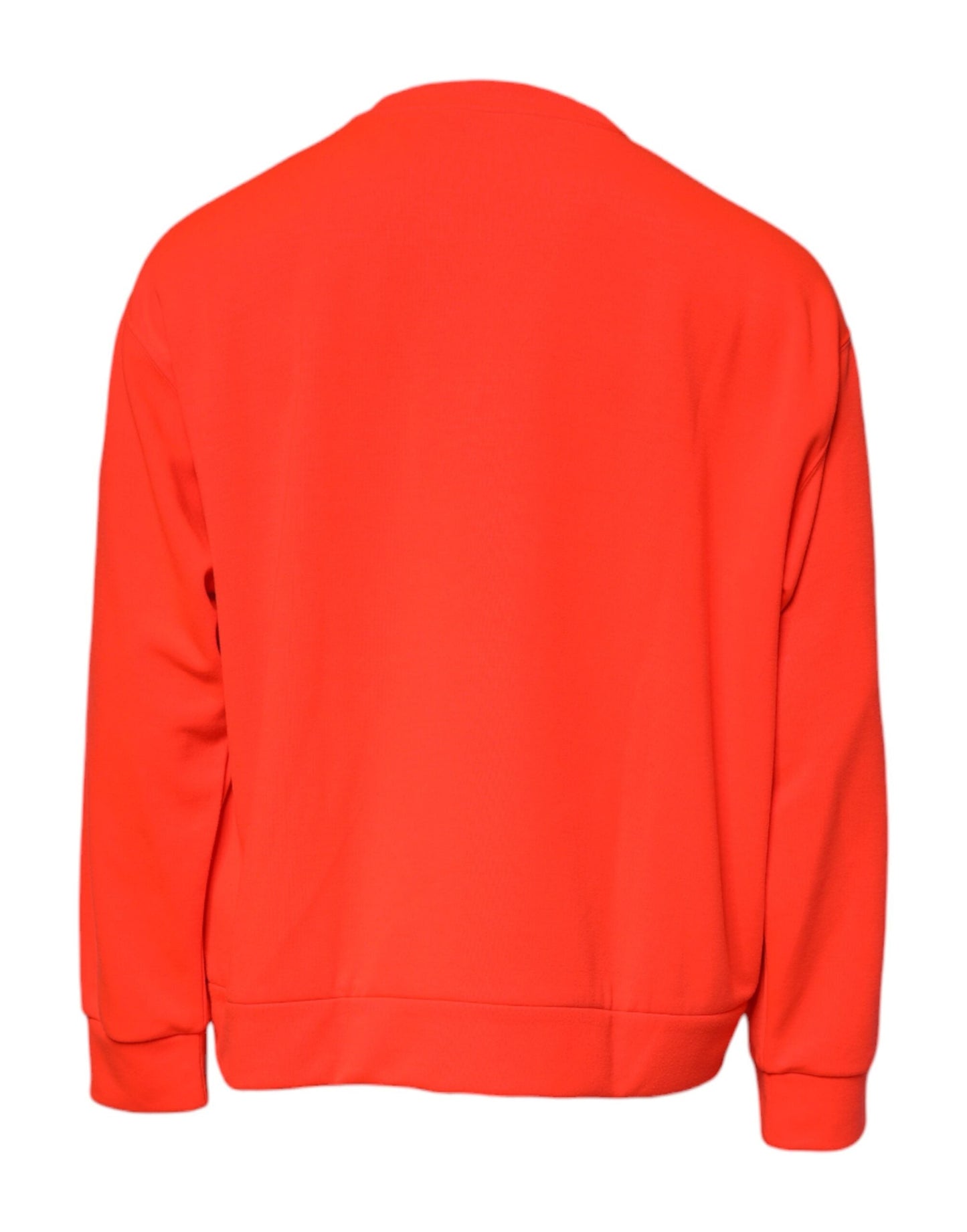 Dolce & Gabbana Red Logo Polyester Crew Neck Sweatshirt Men's Sweater (Pre-Owned)