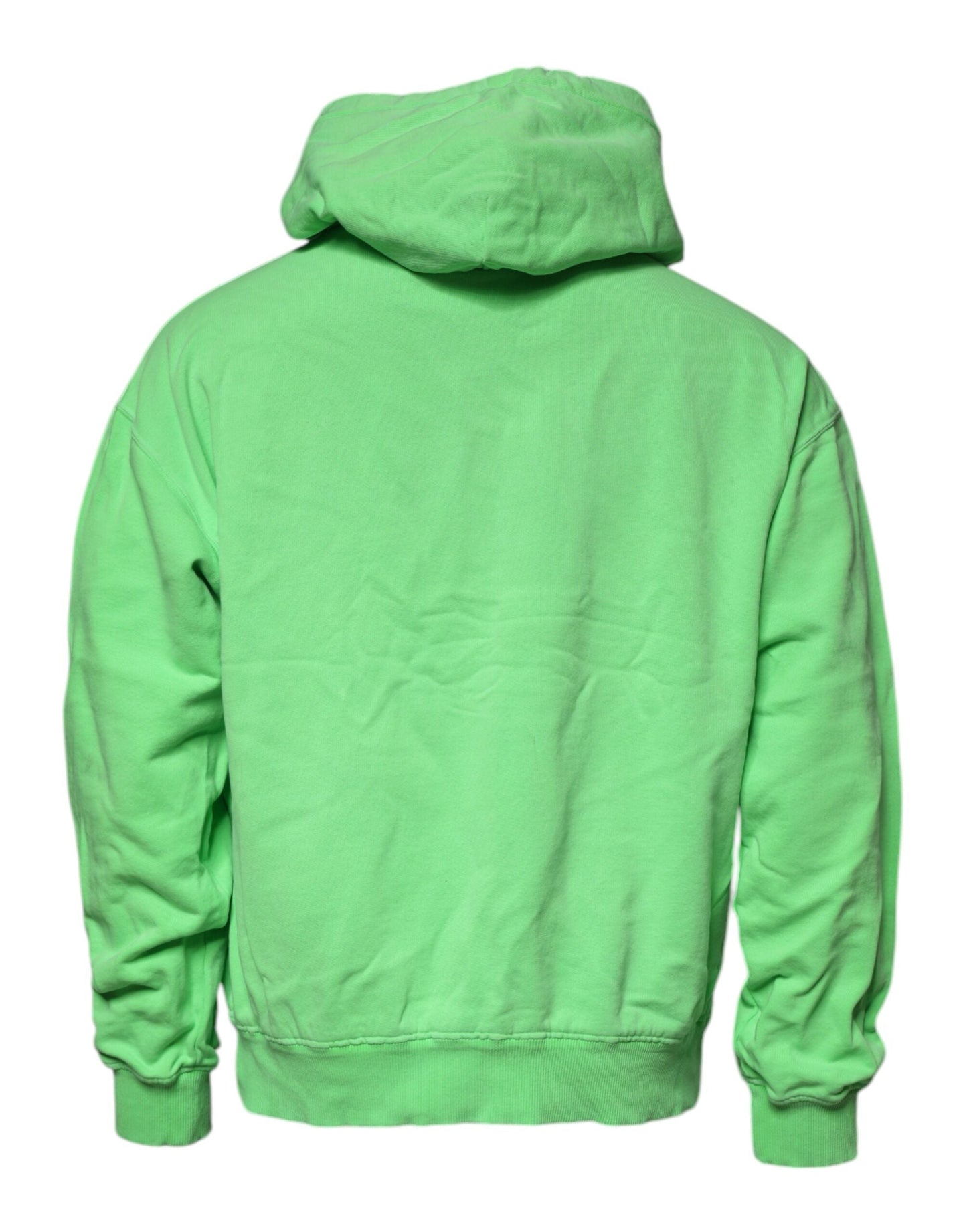 Dolce & Gabbana Green Logo Hooded Pullover Sweatshirt Men's Sweater (Pre-Owned)