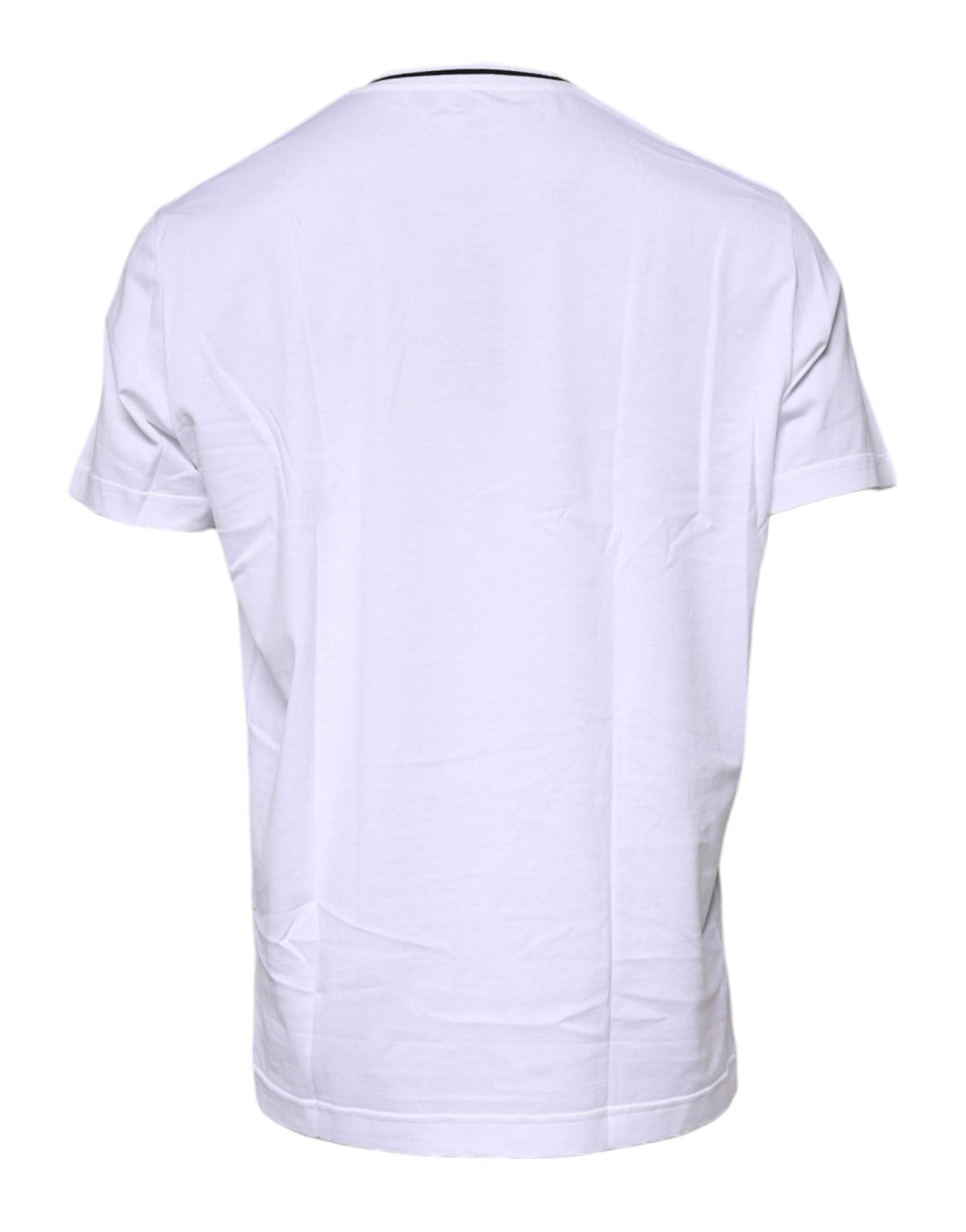 Dolce & Gabbana White Sacred Heart Short Sleeve Men's T-shirt