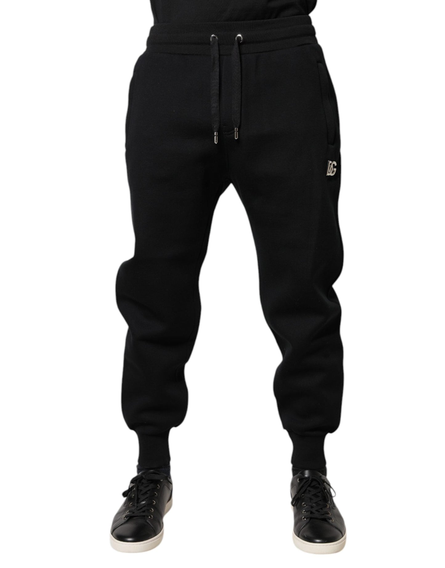 Dolce & Gabbana Black Modal Jogger Jogging Men's Pants (Pre-Owned)