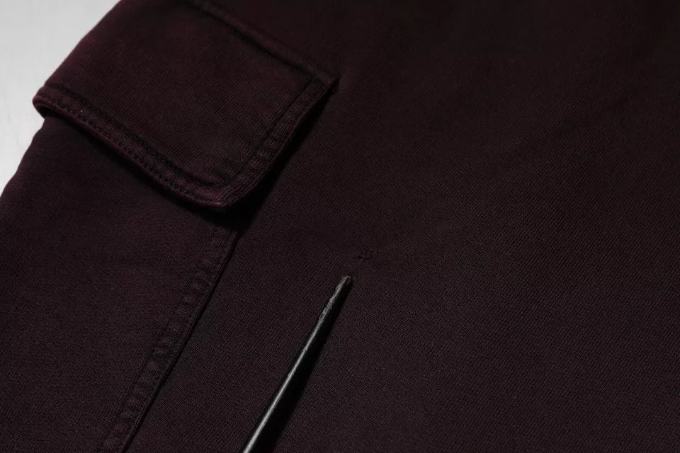 Dolce & Gabbana Dark Violet Cotton Cargo Jogger Men's Pants (Pre-Owned)