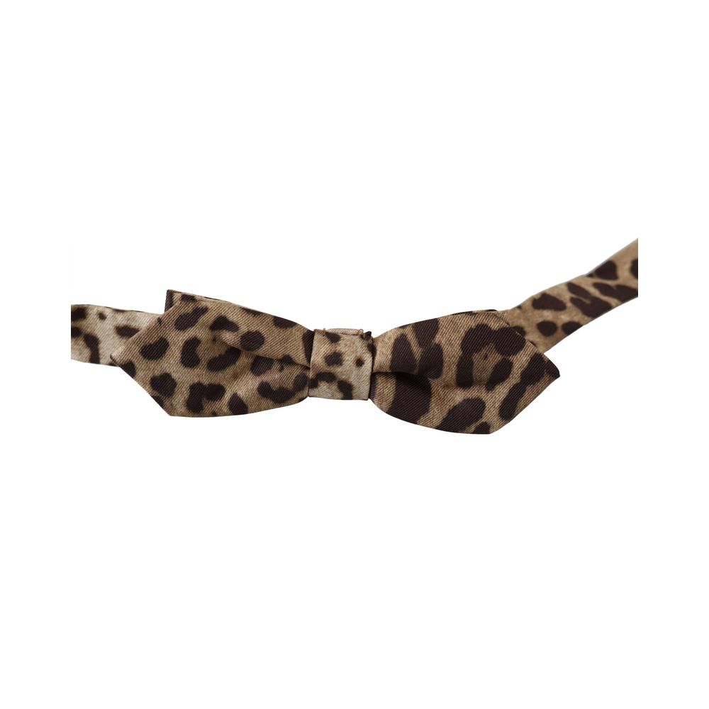 Dolce & Gabbana Brown Silk Ties & Men's Bowty