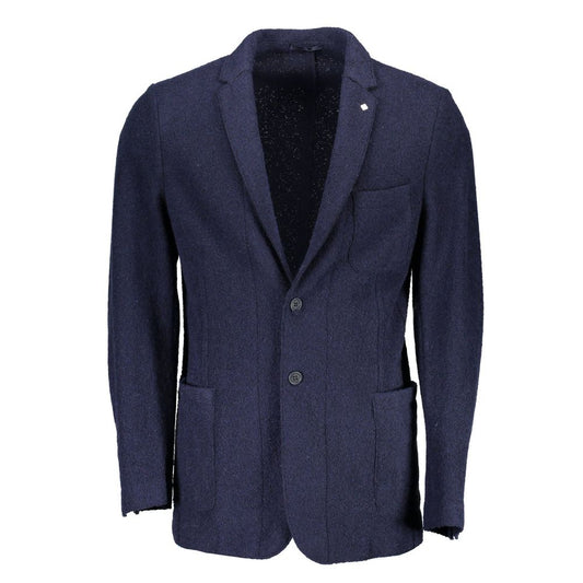 Gant Blue Wool Men's Blazer