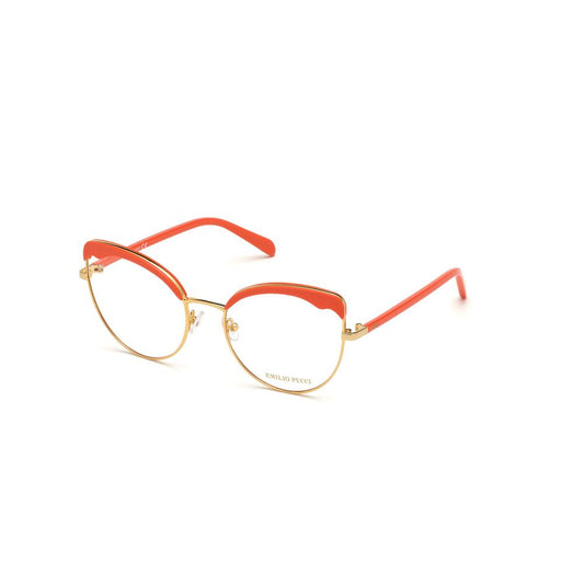 Emilio Pucci Gold Metal Glasses Women's (Frames)