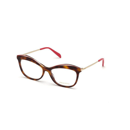 Emilio Pucci Brown Acetate Glasses Women's (Frames)