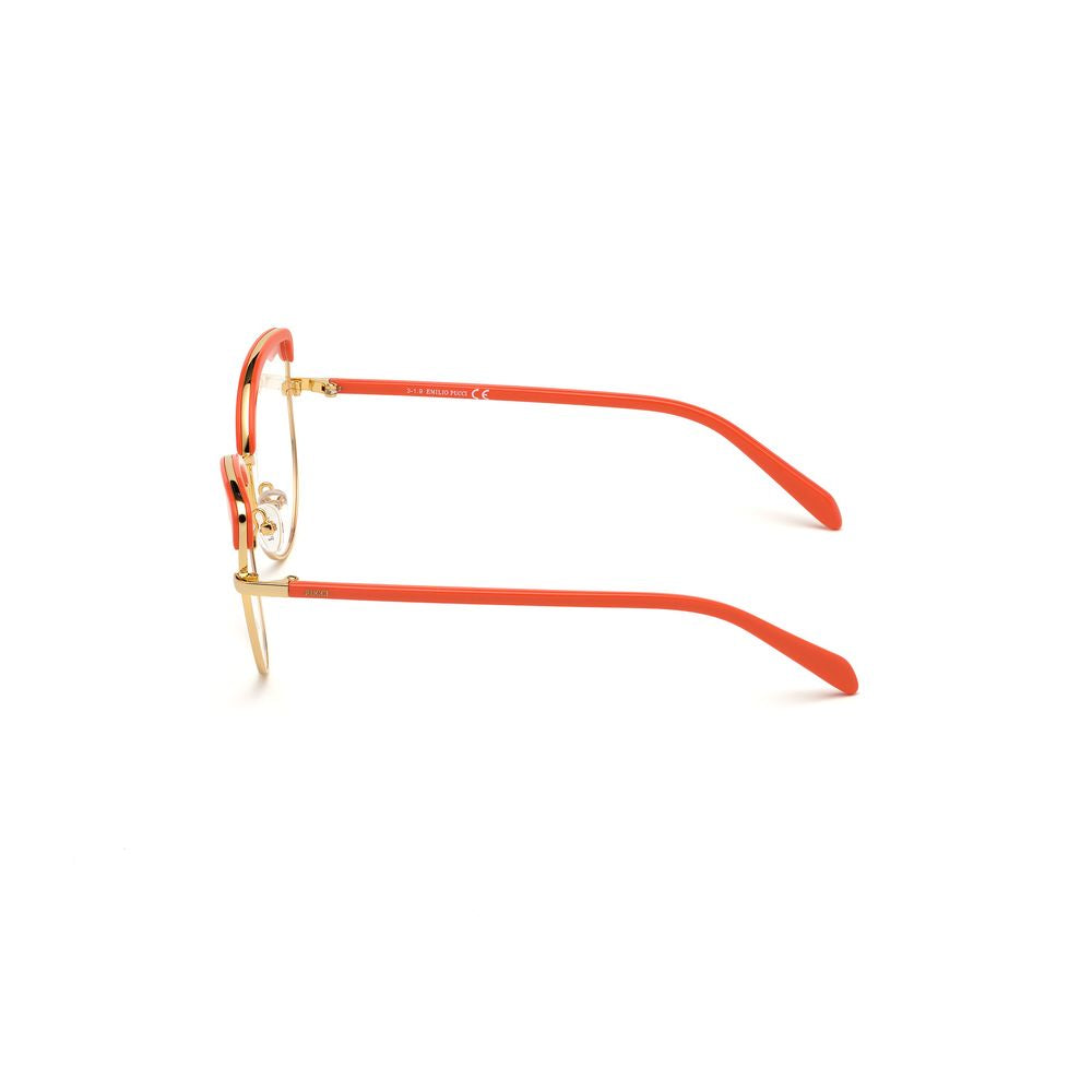 Emilio Pucci Gold Metal Glasses Women's (Frames)