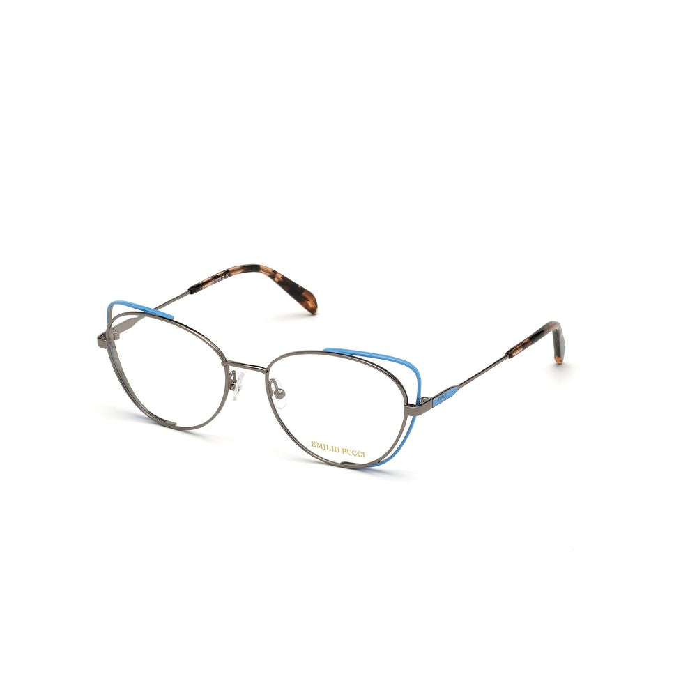 Emilio Pucci Gray Metal Glasses Women's (Frames)