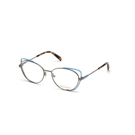 Emilio Pucci Gray Metal Glasses Women's (Frames)