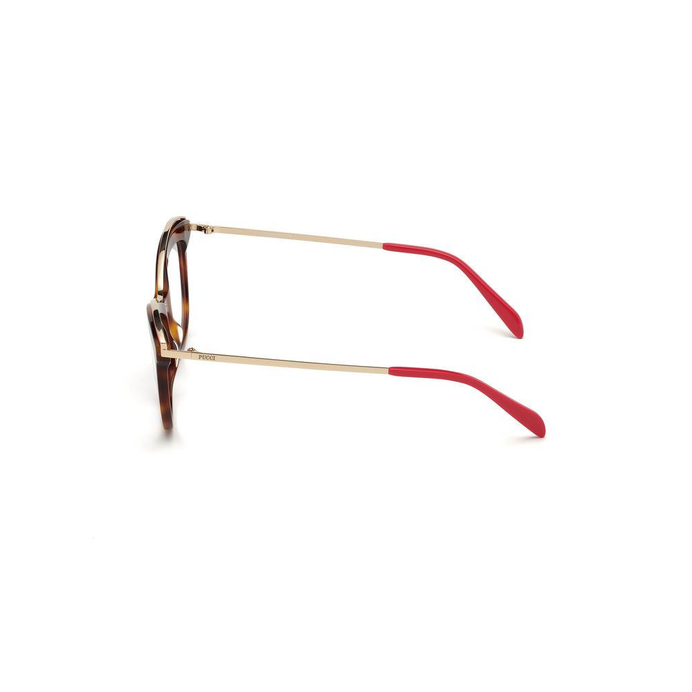 Emilio Pucci Brown Acetate Glasses Women's (Frames)