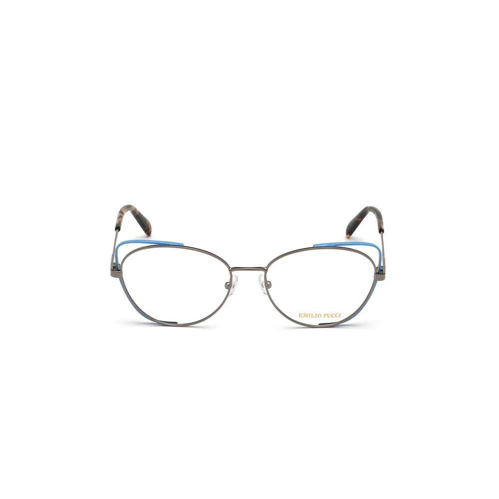 Emilio Pucci Gray Metal Glasses Women's (Frames)