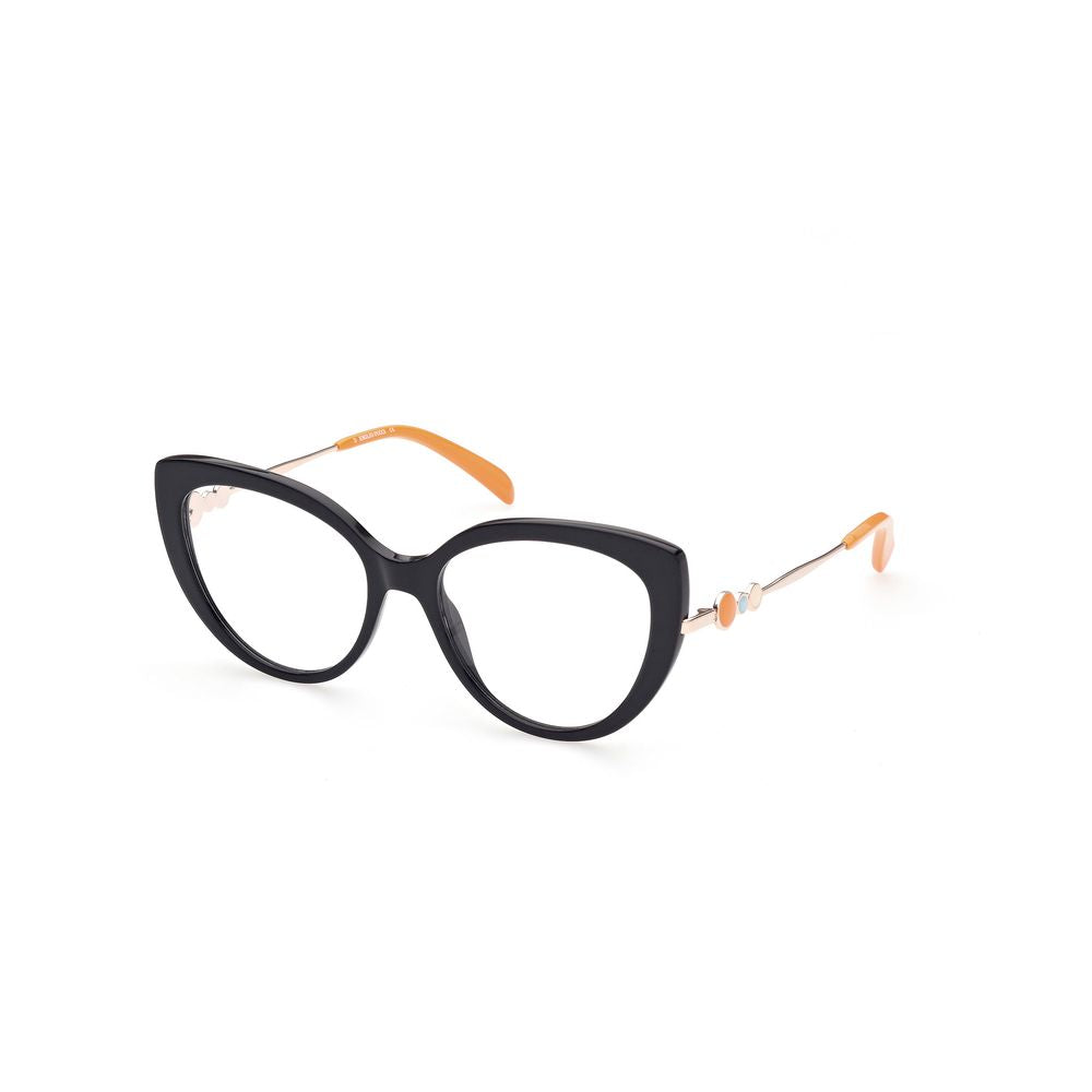 Emilio Pucci Black Acetate Glasses Women's (Frames)
