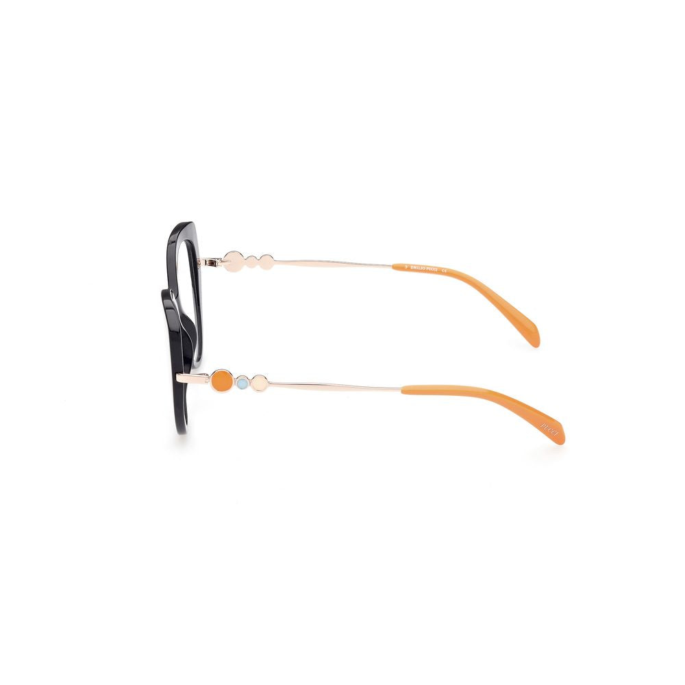 Emilio Pucci Black Acetate Glasses Women's (Frames)