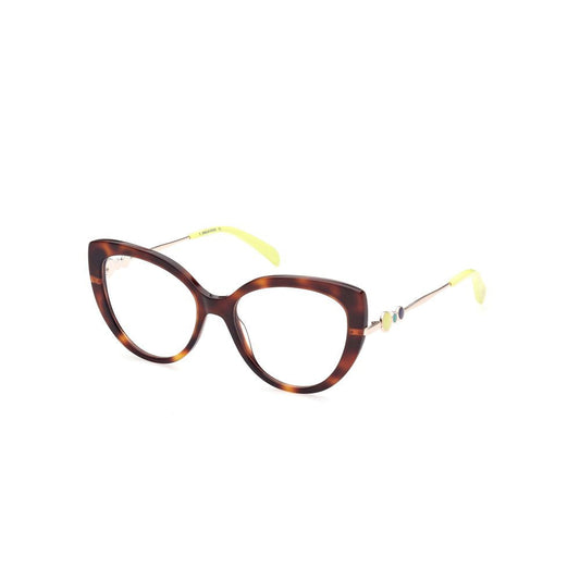 Emilio Pucci Brown Acetate Glasses Women's (Frames)