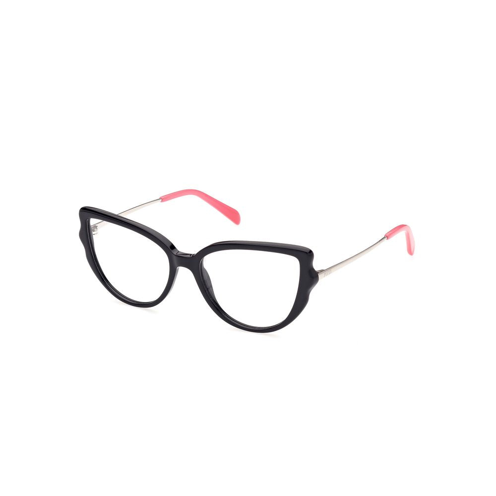 Emilio Pucci Black Acetate Glasses Women's (Frames)