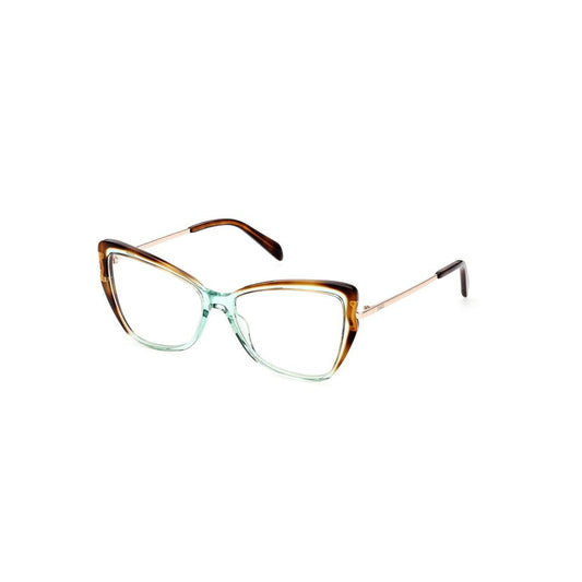 Emilio Pucci Green Acetate Glasses Women's (Frames)