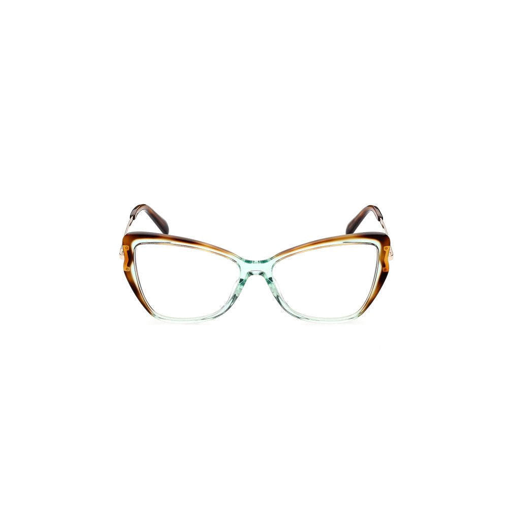Emilio Pucci Green Acetate Glasses Women's (Frames)