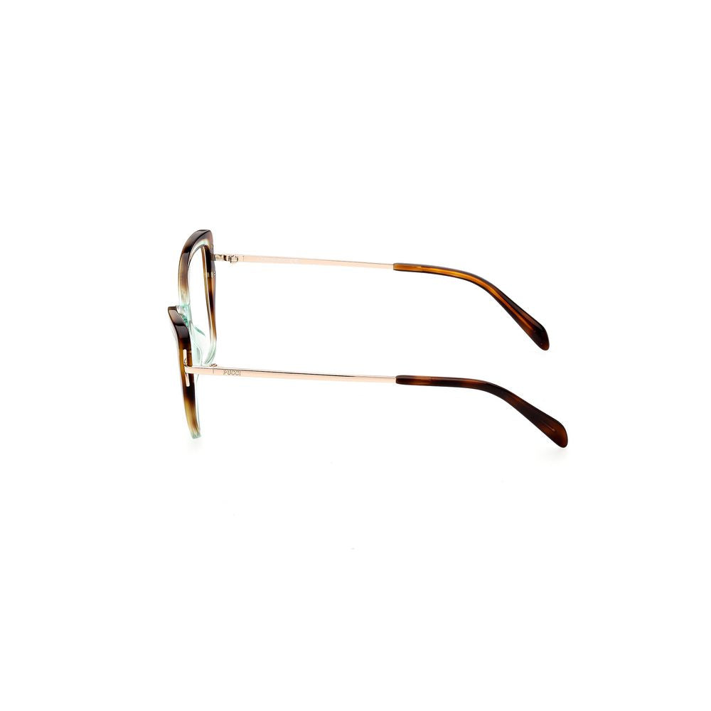 Emilio Pucci Green Acetate Glasses Women's (Frames)