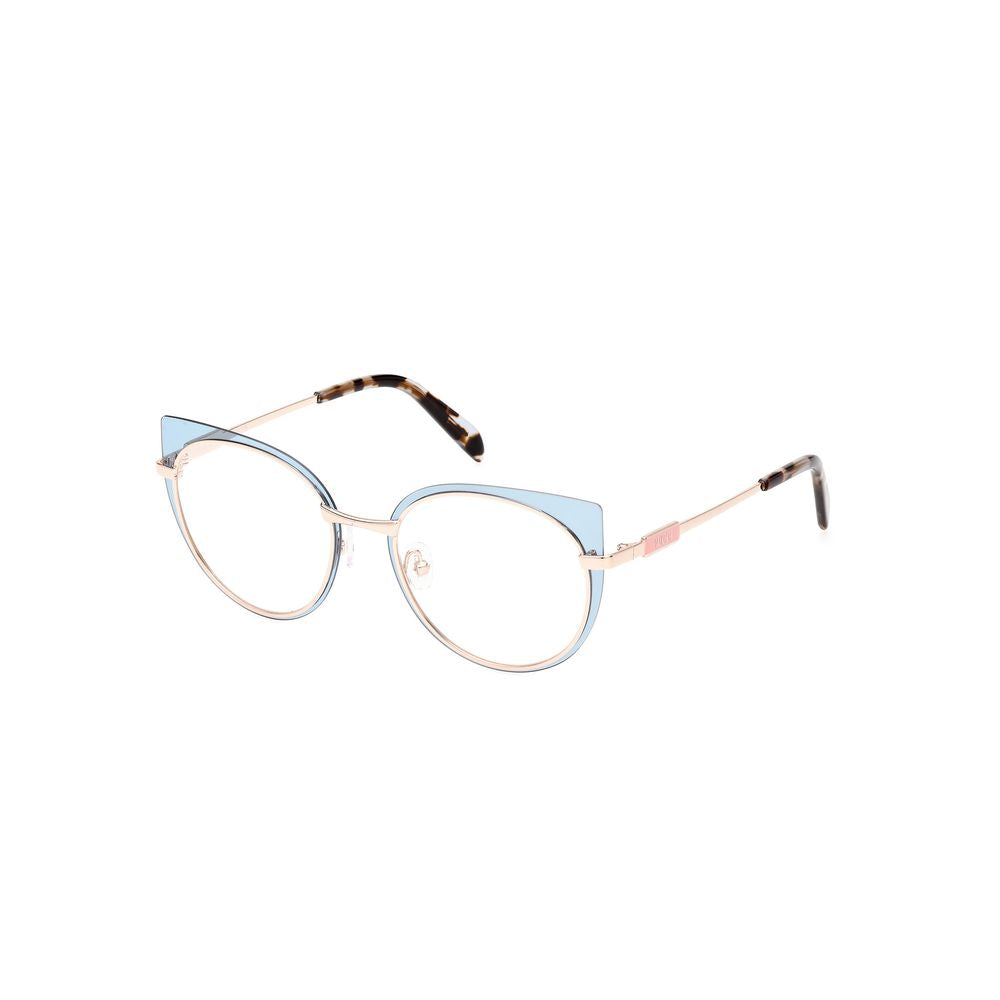 Emilio Pucci Blue Metal Glasses Women's (Frames)