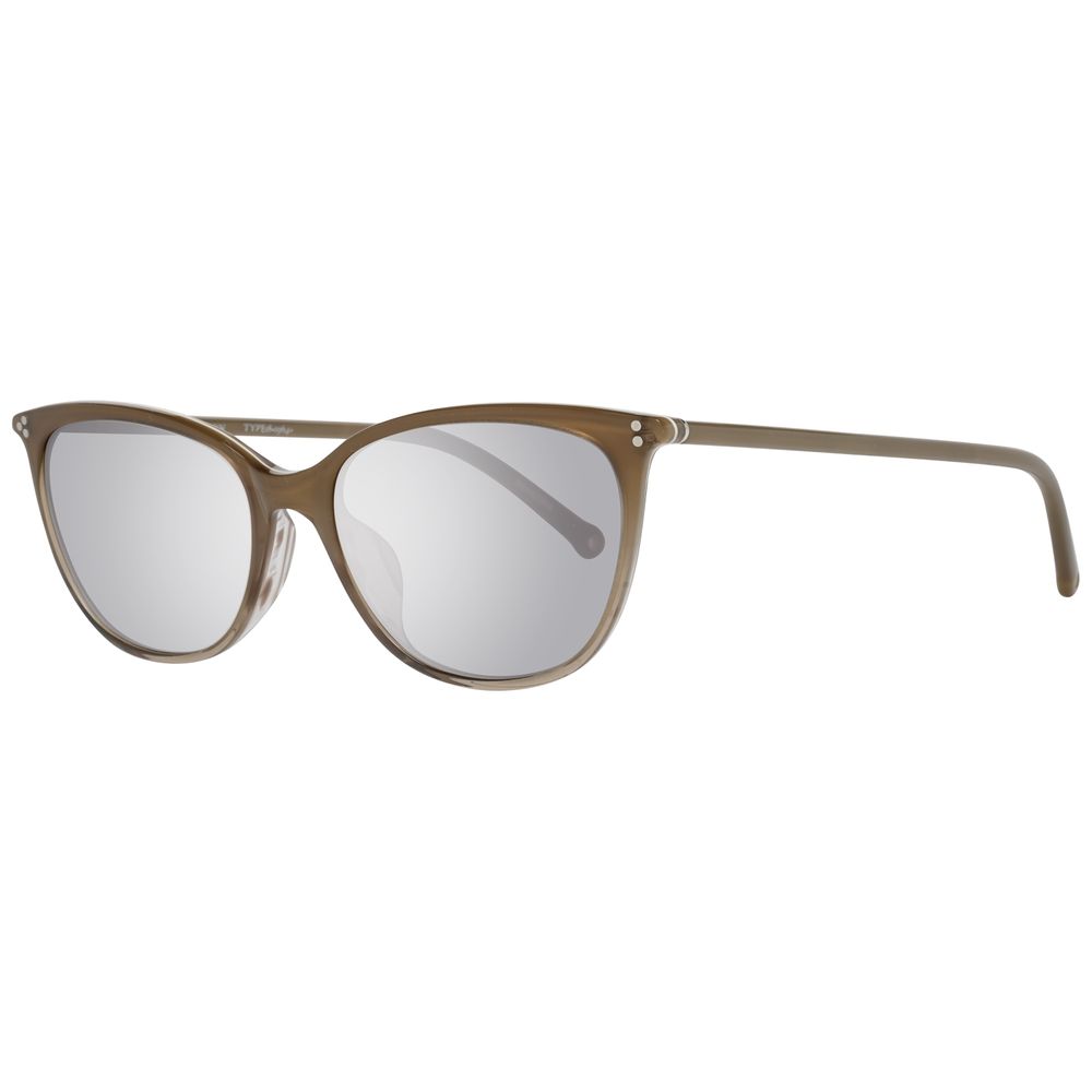 Hally&Son Brown Plastic  Sunglasses