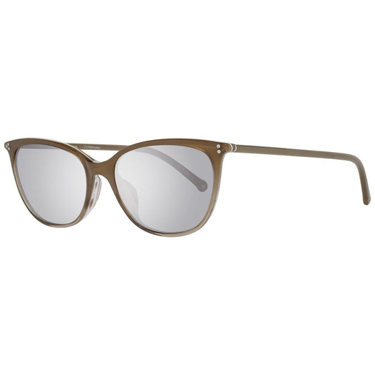 Hally&Son Brown Plastic  Sunglasses