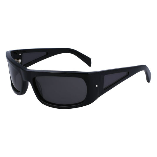 Ferragamo Black Acetate  Sunglasses