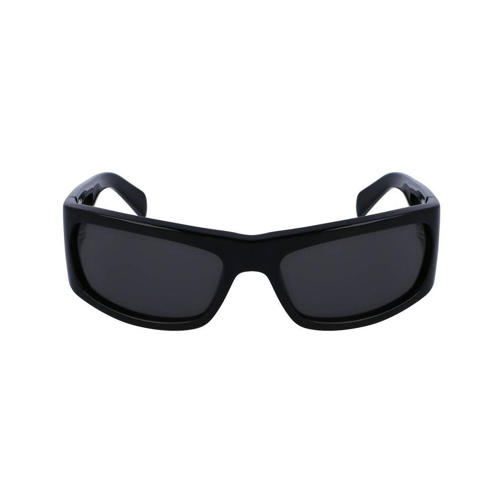 Ferragamo Black Acetate  Sunglasses