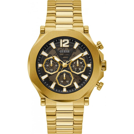 Guess Gold Stainless Steel Dress Men's Watch