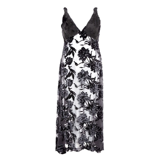 Lardini Black Viscose Cocktail Women's Dress