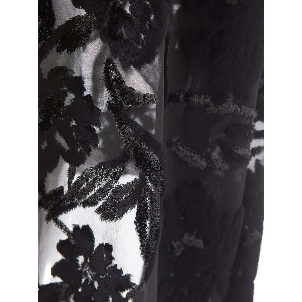 Lardini Black Viscose Cocktail Women's Dress