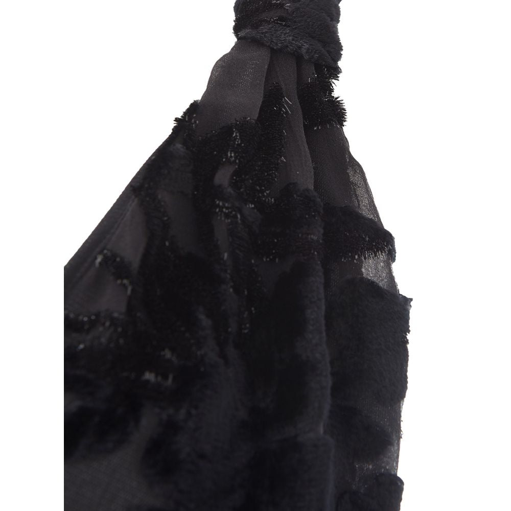 Lardini Black Viscose Cocktail Women's Dress