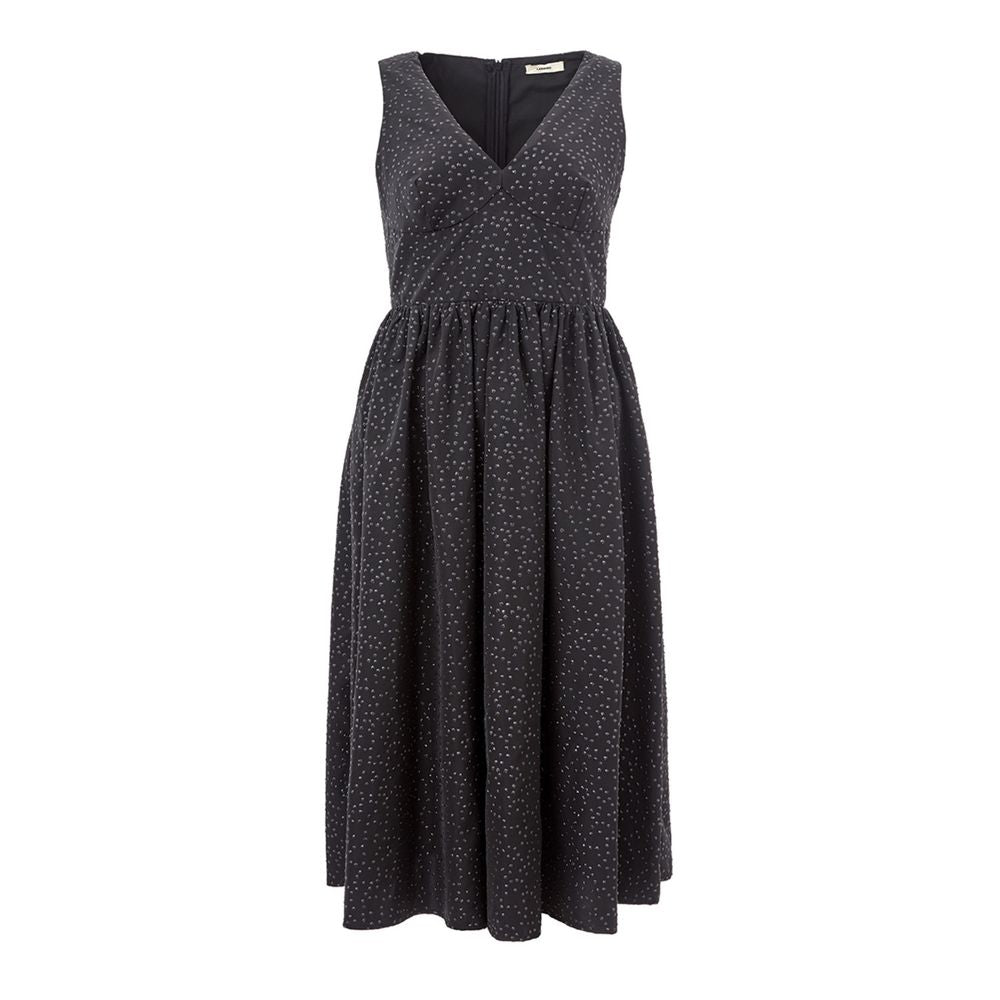 Lardini Black Polyethylene Casual Women's Dress