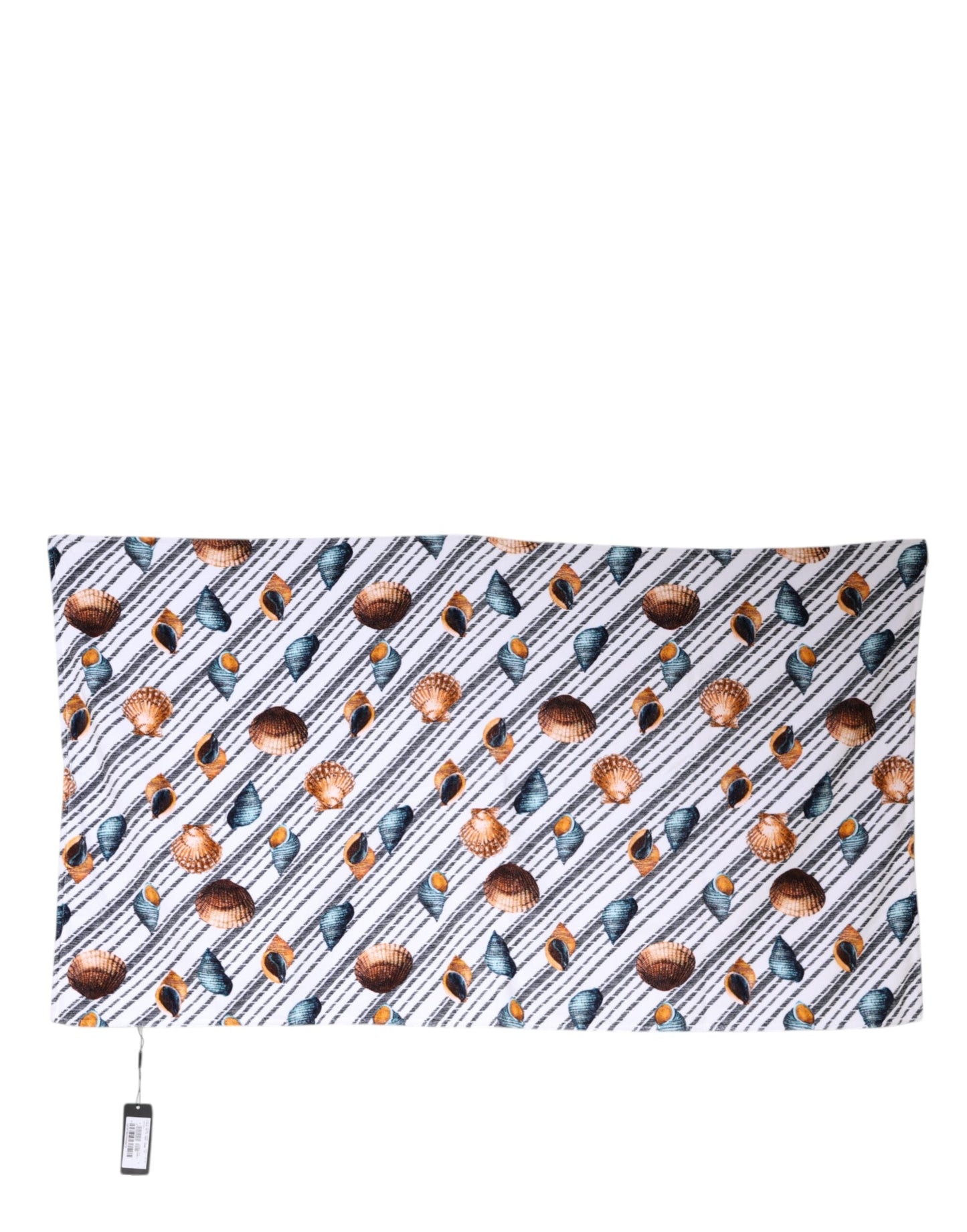 Dolce & Gabbana Multicolor Stripes Seashells Beach Women's Towel