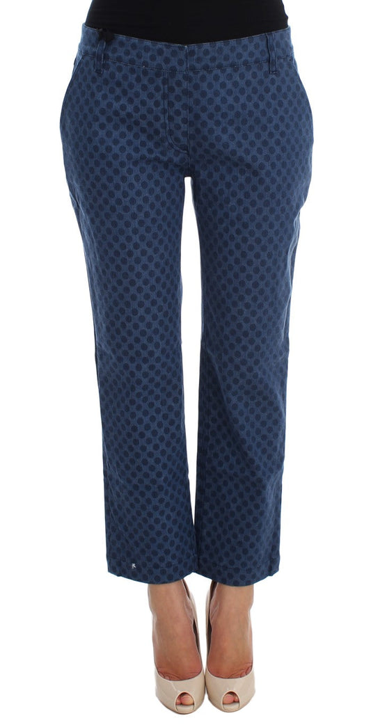 Dolce & Gabbana Polka Dotted Stretch Capri Women's Jeans