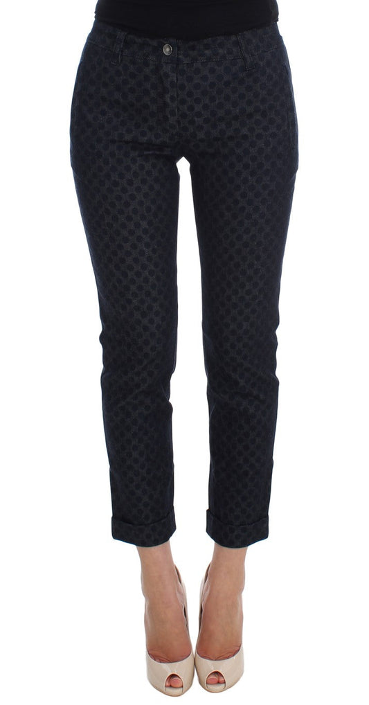 Dolce & Gabbana Polka Dotted Slim Capris Women's Jeans