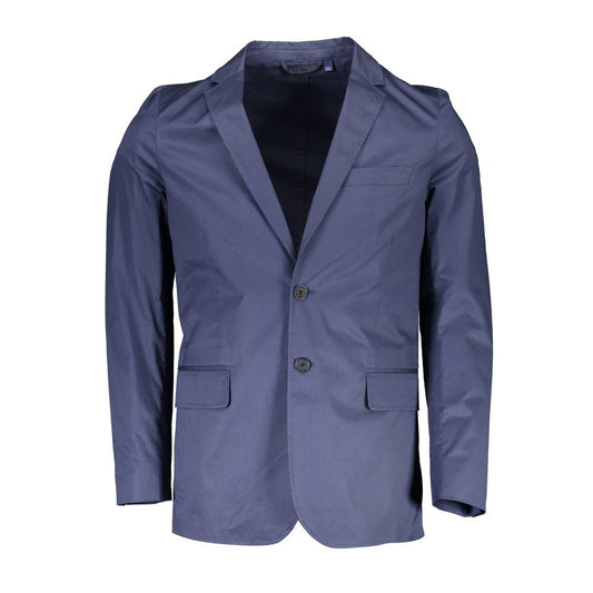 Gant Blue Cotton Men's Men's Jacket