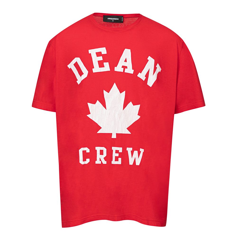 Dsquared�� Red Cotton Men's T-Shirt
