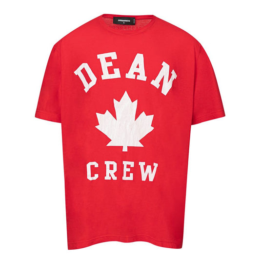 Dsquared�� Red Cotton Men's T-Shirt