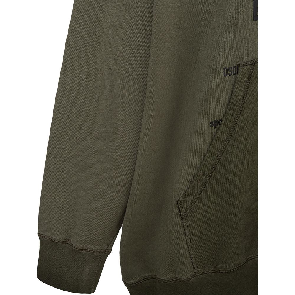 Dsquared�� Green Cotton Men's Sweatshirt