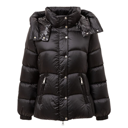 Add Black Polyamide Women's Coat