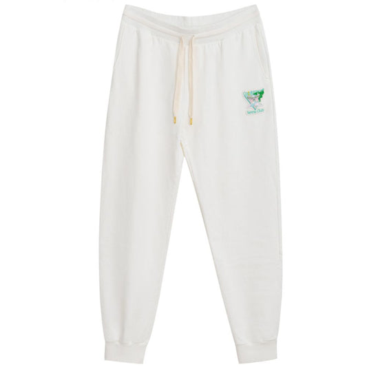 Casablanca White Cotton Athletic Men's Pants