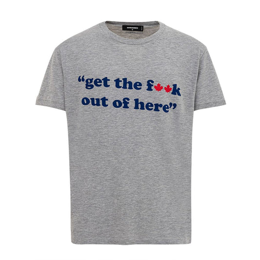 Dsquared�� Gray Cotton Men's T-Shirt