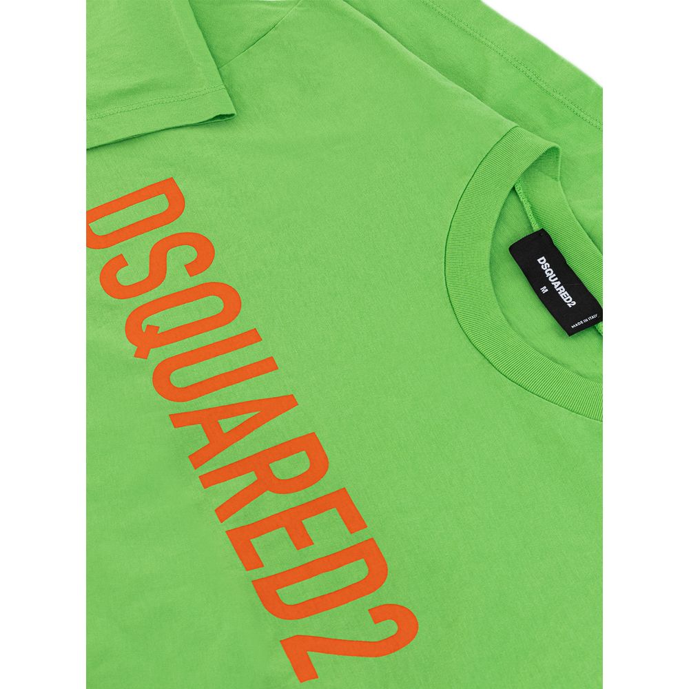 Dsquared�� Green Cotton Men's T-Shirt