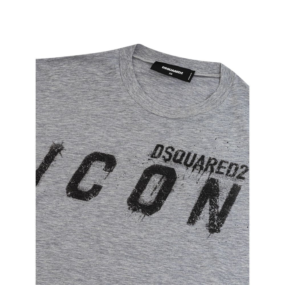 Dsquared�� Gray Cotton Men's T-Shirt