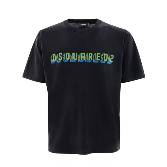 Dsquared�� Black Cotton Men's T-Shirt
