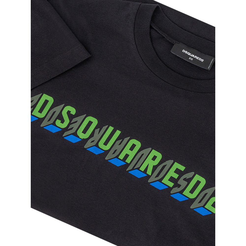 Dsquared�� Black Cotton Men's T-Shirt