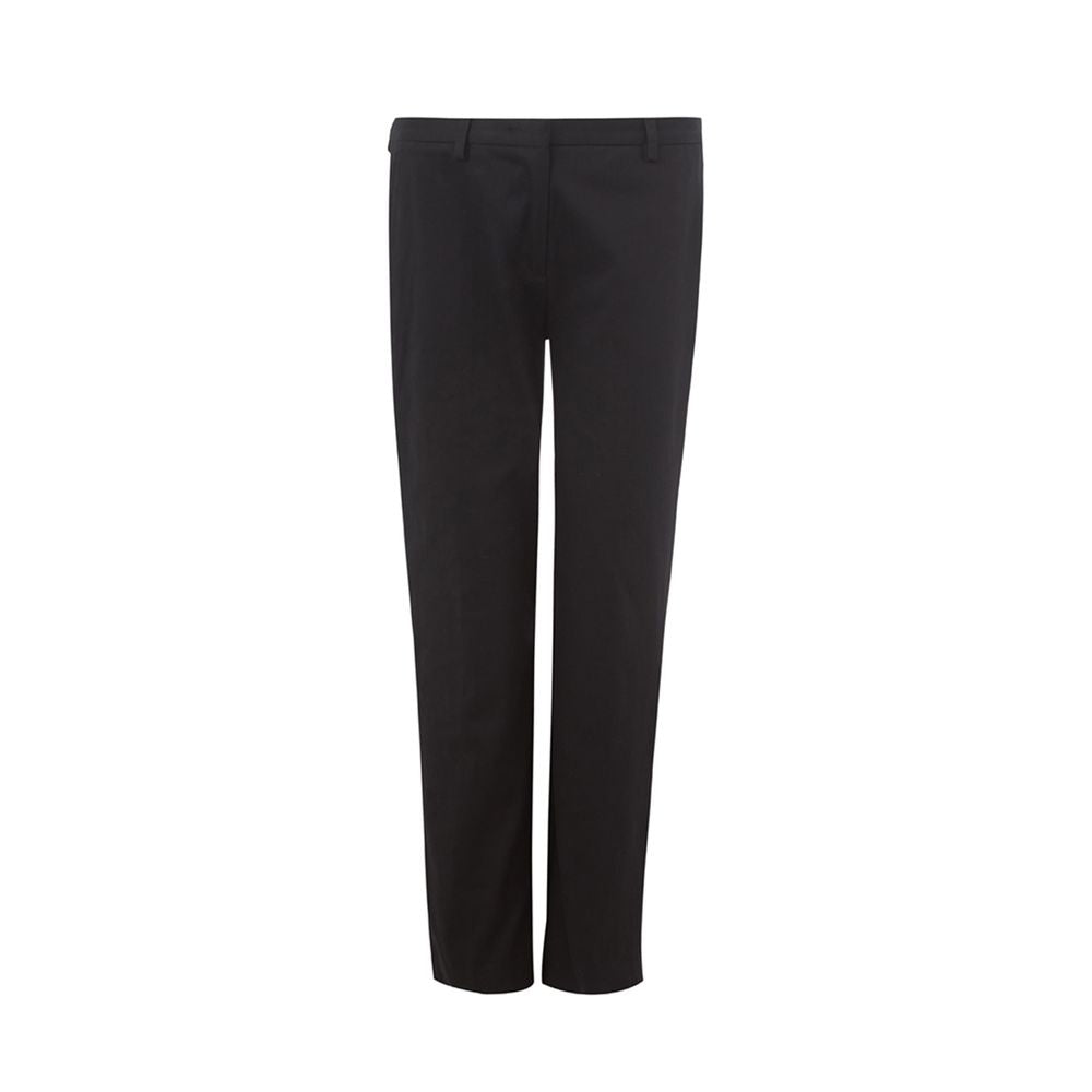 Lardini Black Cotton Chino Women's Pants