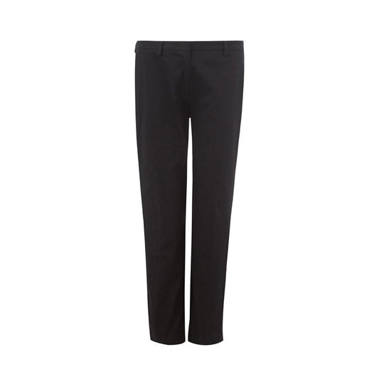 Lardini Black Cotton Chino Women's Pants