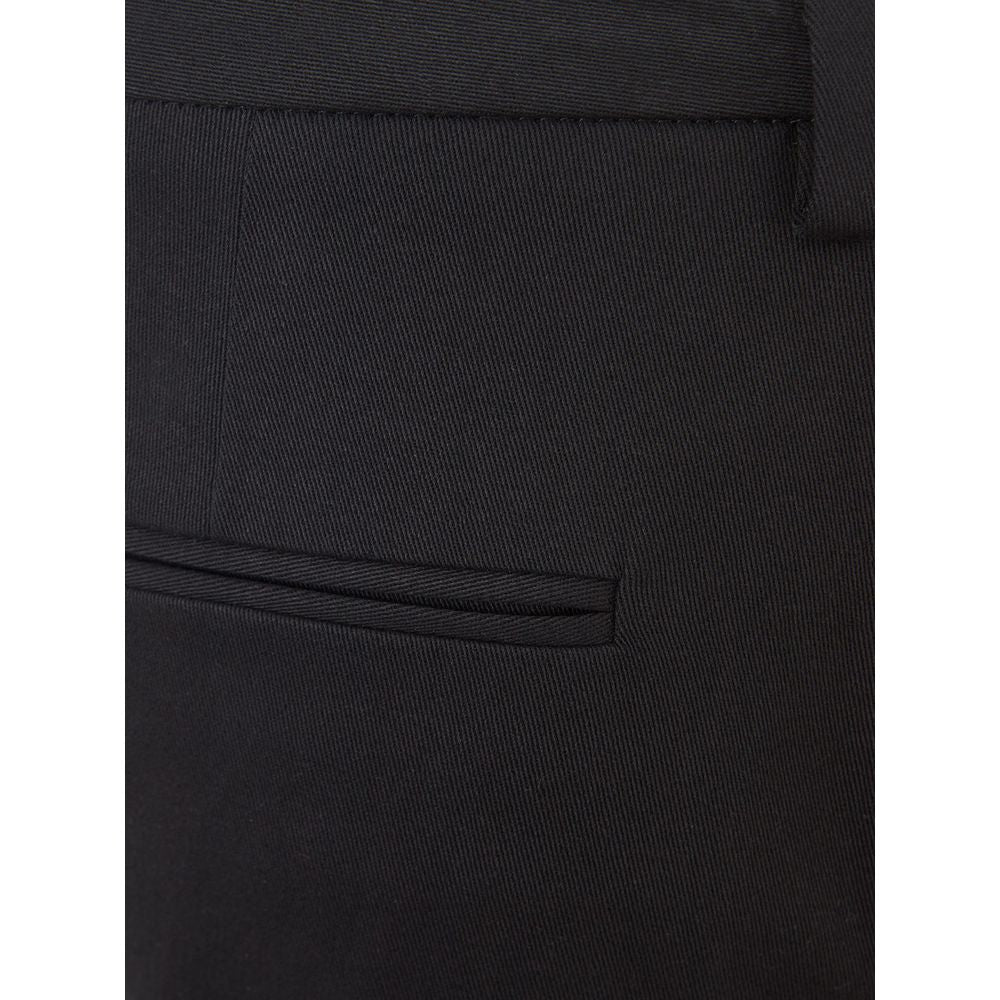 Lardini Black Cotton Chino Women's Pants