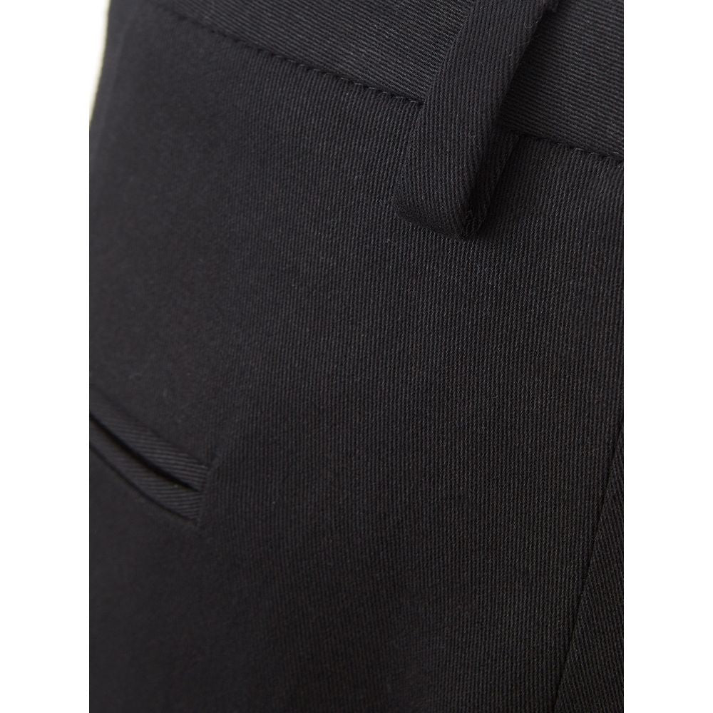 Lardini Black Cotton Chino Women's Pants