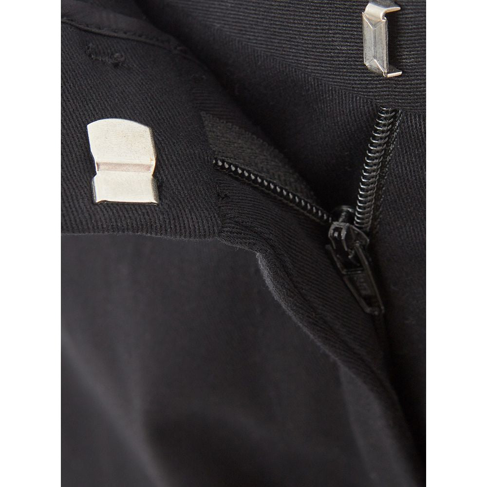 Lardini Black Cotton Chino Women's Pants